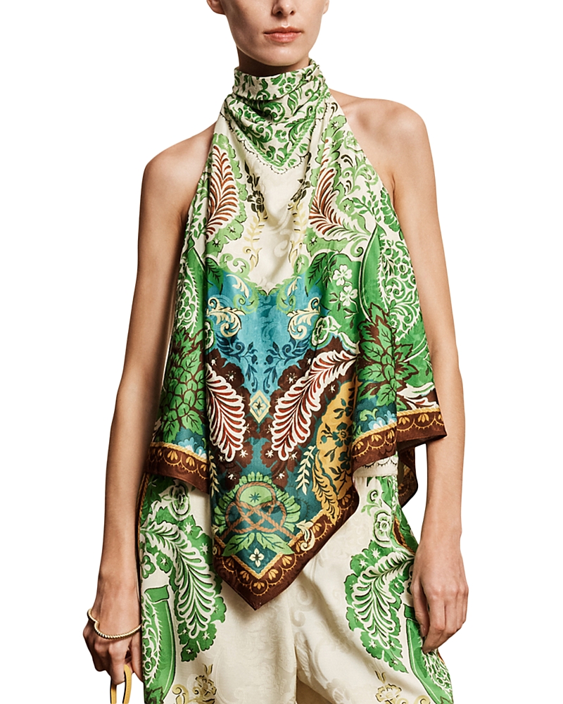 Alemais Florence Halter Scarf Top