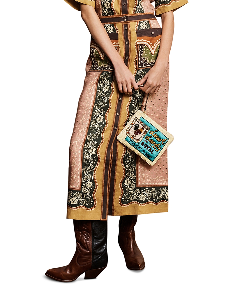 Alemais Darcey Printed Maxi Skirt