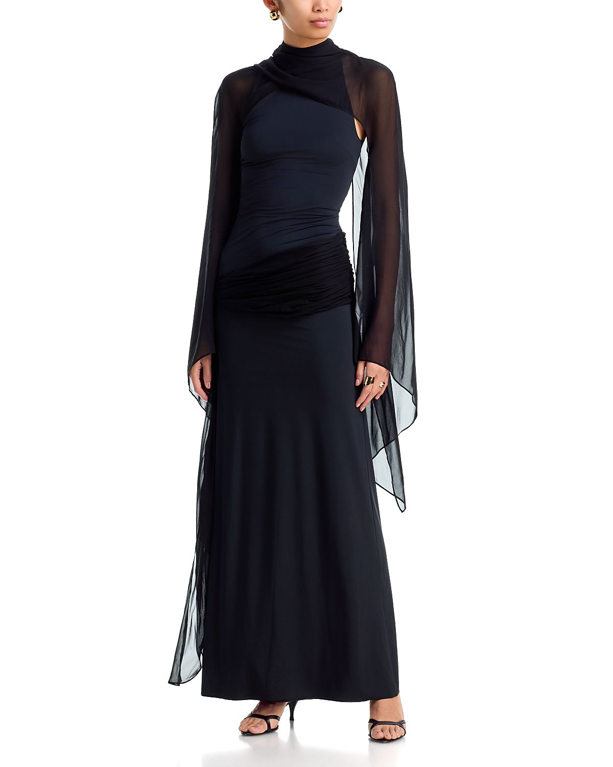 De La Vali Sabela Detachable Bolero Column Dress