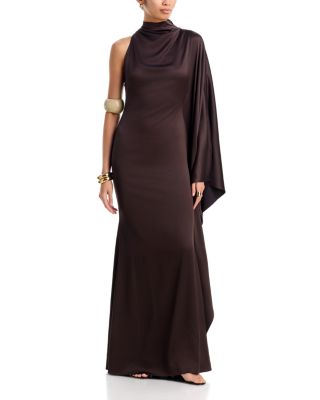 Odaluna One Sleeve Column Dress