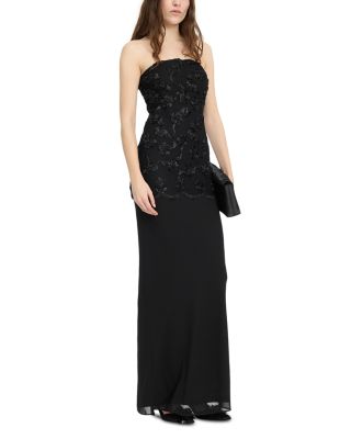 Flower Mesh Maxi Dress