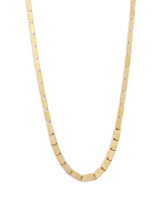 Graduated Bars Collar Necklace in 14K Yellow Gold, 18"