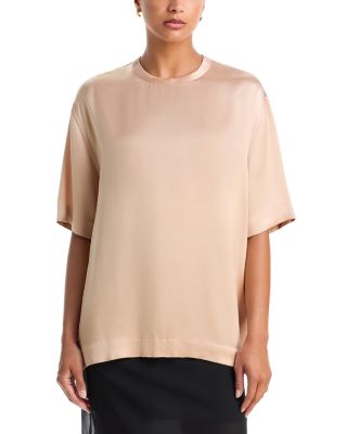 Satin Short Sleeve Tee