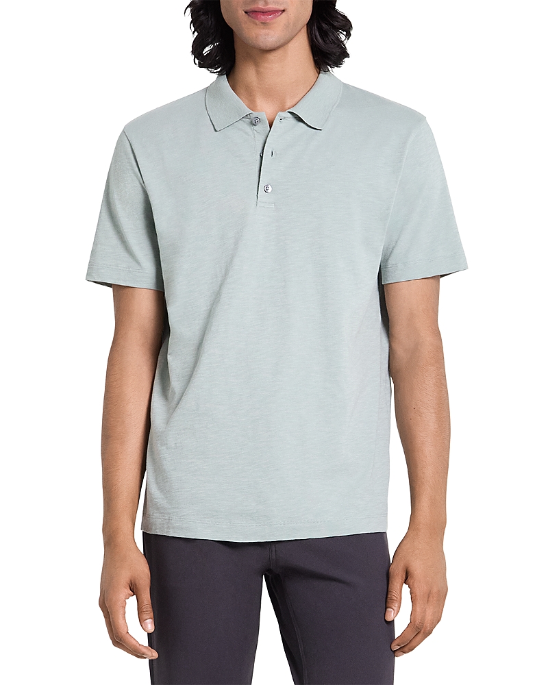Theory Bron Polo in Cosmos Slub Cotton