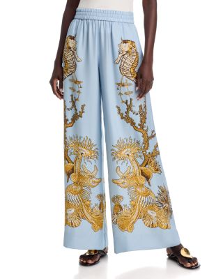 Silk Palazzo Pants