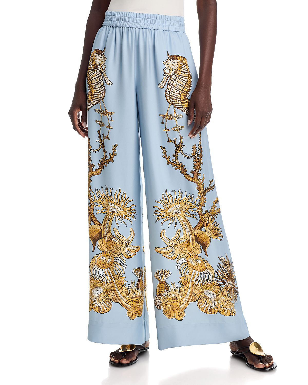 La DoubleJ Silk Palazzo Pants