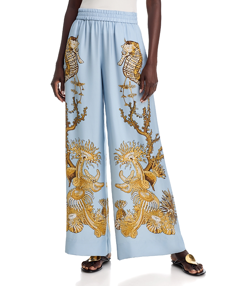 La Doublej Silk Palazzo Pants