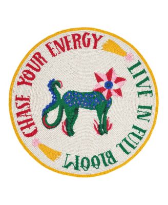  Dadri Beadded Placemat Energy, 14" x 14"