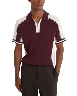 Elmers Half Zip Knit Polo Shirt