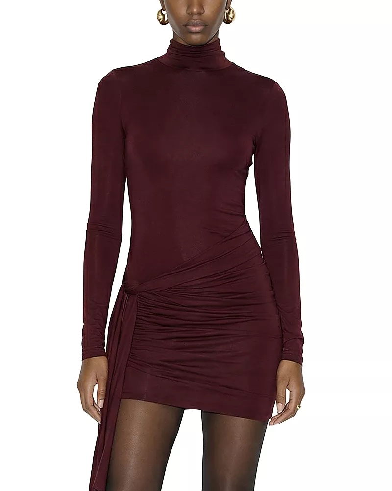 Ronny Kobo Morwen Ruched Mini Dress