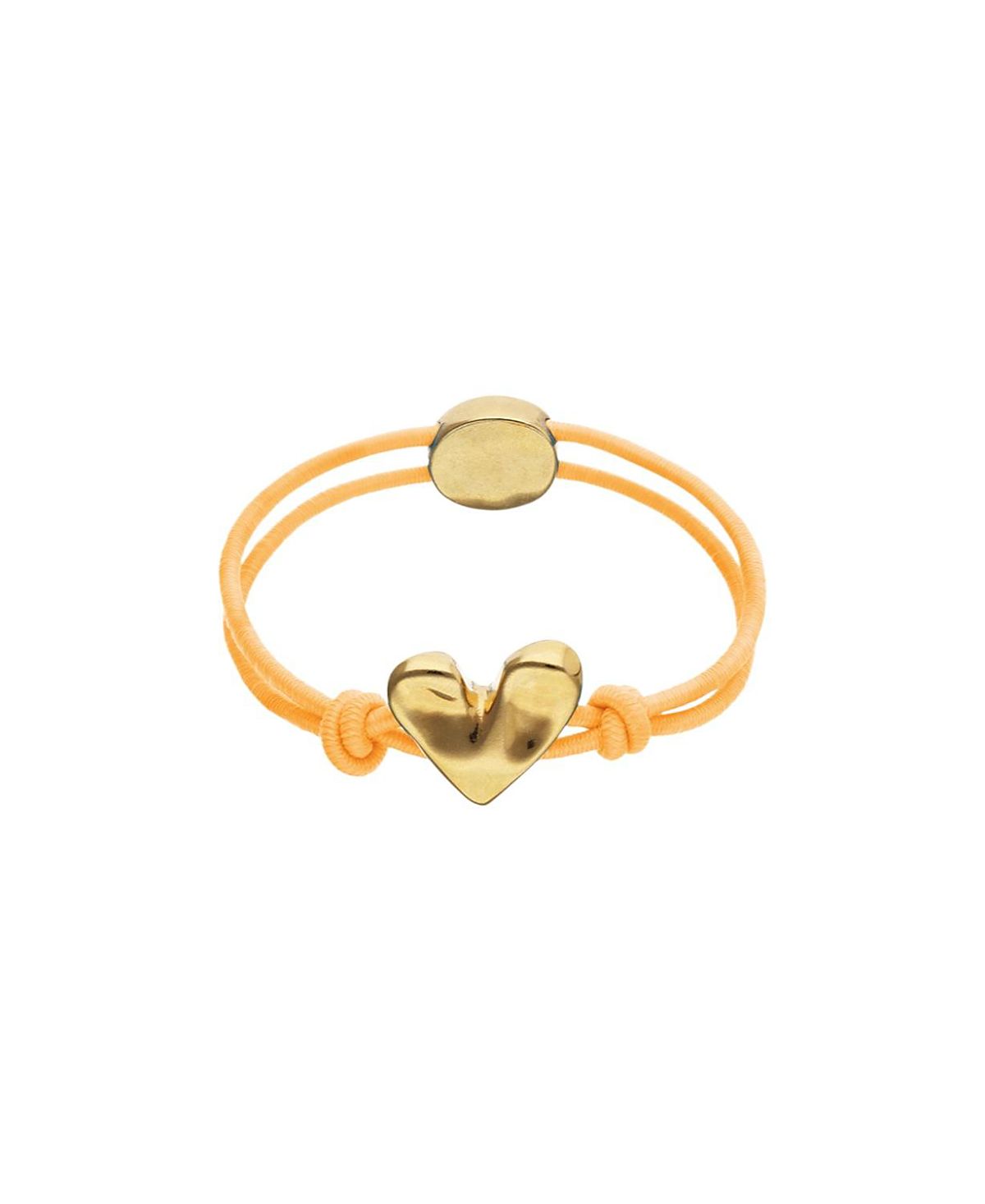 UNOde50 Elastic Thread Bracelet with Gold-Plated Heart