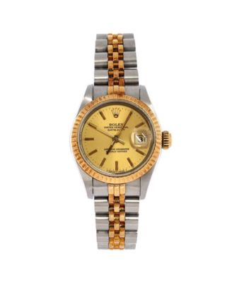  Oyster Perpetual Datejust Automatic Watch in Stainless Steel and Gold 26mm