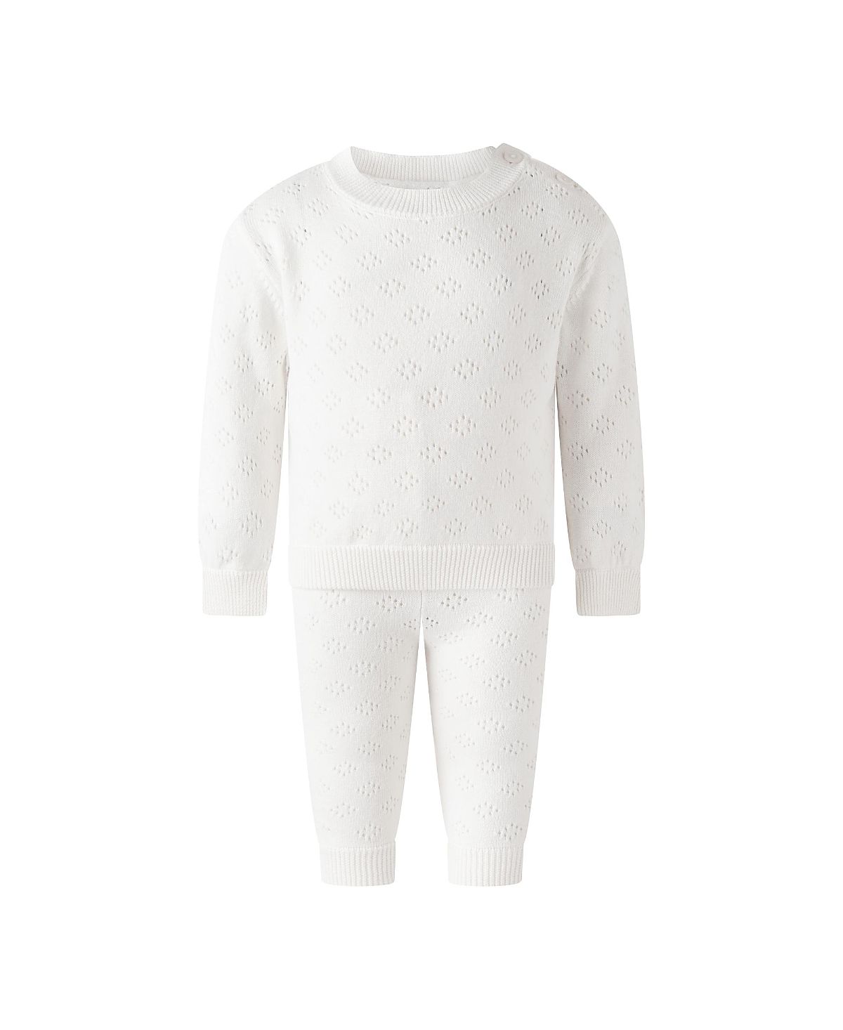 Rachel Riley Boys' Pointelle Knit Set - Baby