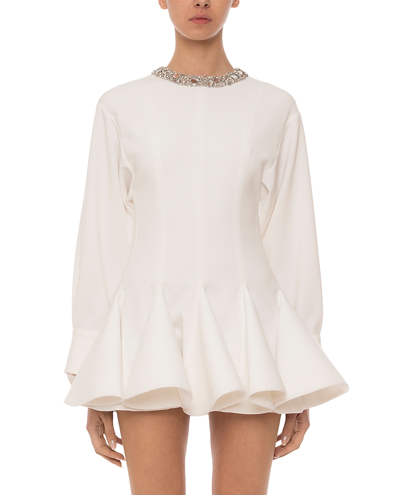 DES_PHEMMES Embellished Flared Mini Dress