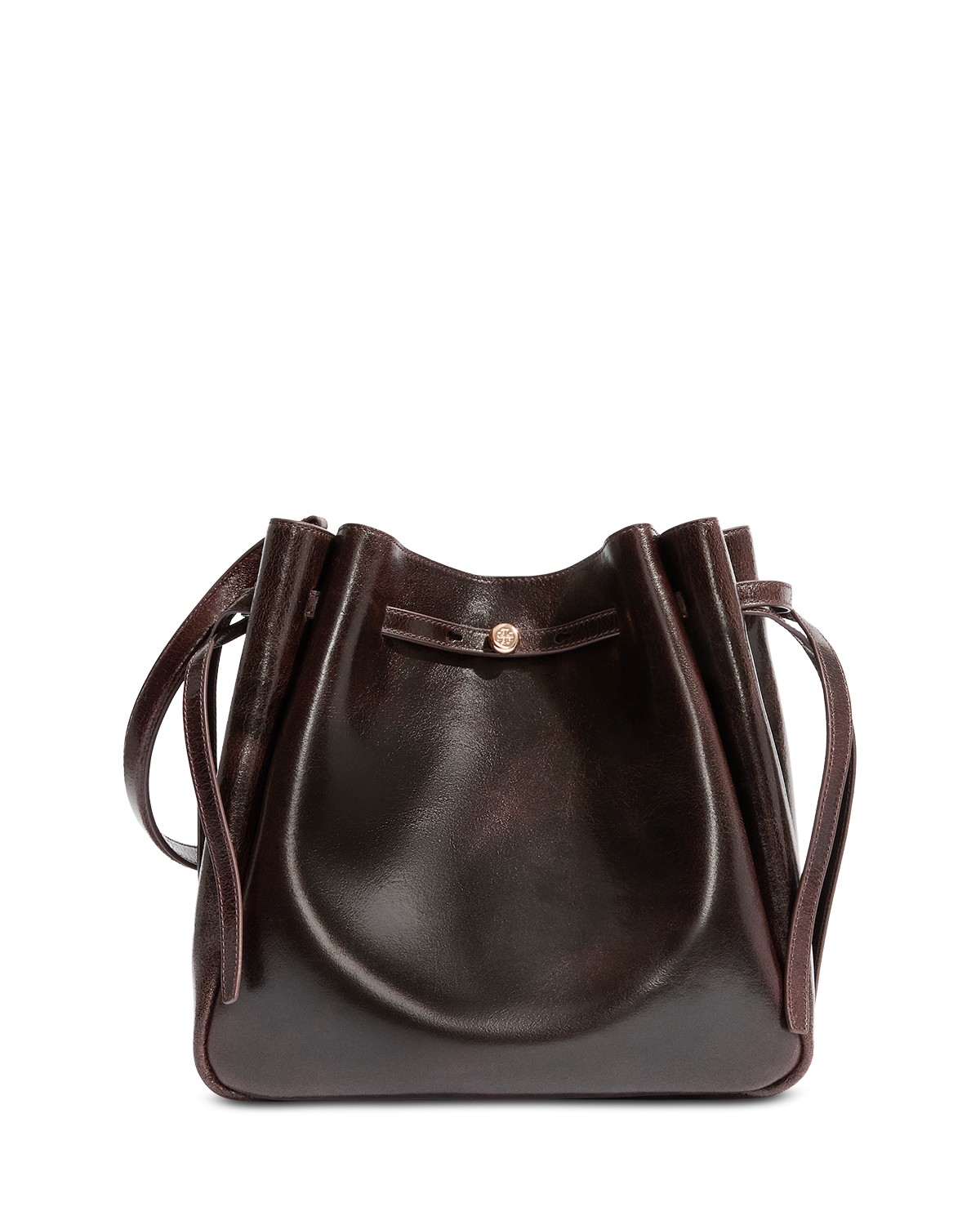 Romy Large Distressed Leather Shoulder Bag