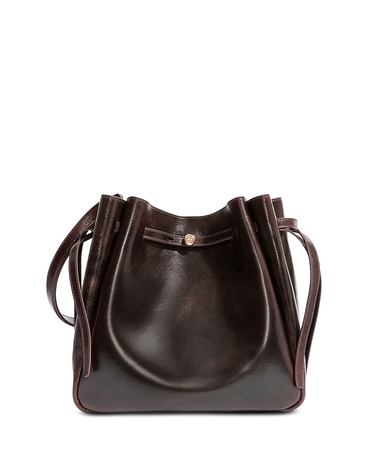 Tory Burch Romy Large Distressed Leather Shoulder Bag