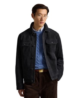 The Ashdale Suede Leather Shacket