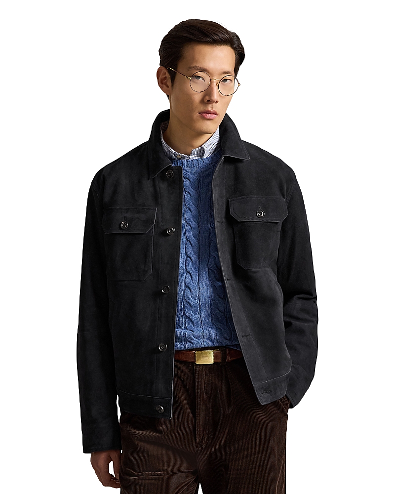 Polo Ralph Lauren The Ashdale Suede Leather Shacket