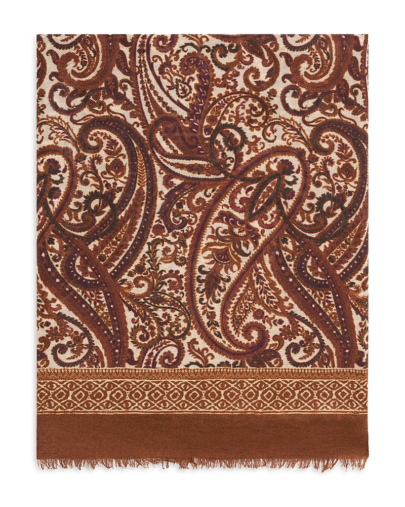 Gerard Darel Sheila Wool & Silk Paisley Scarf