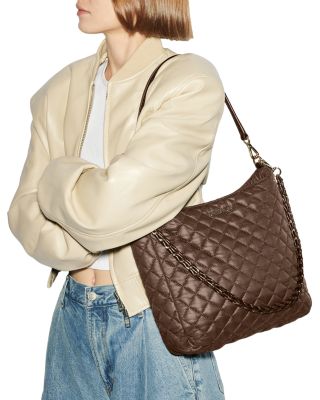 Crosby Large Quilted Hobo Bag