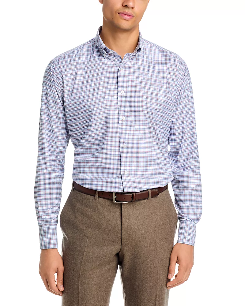 Peter Millar Wayne Performance Twill Classic Fit Sport Shirt
