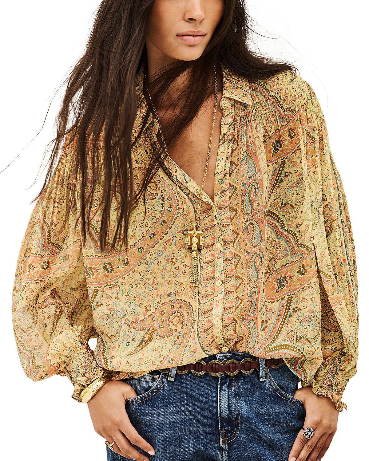 ba & sh Cleo Printed Shirt