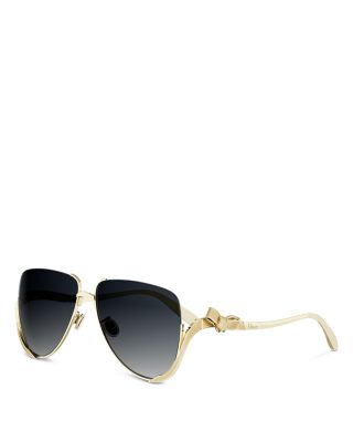 Dior Bow Pilot Sunglasses, 58mm