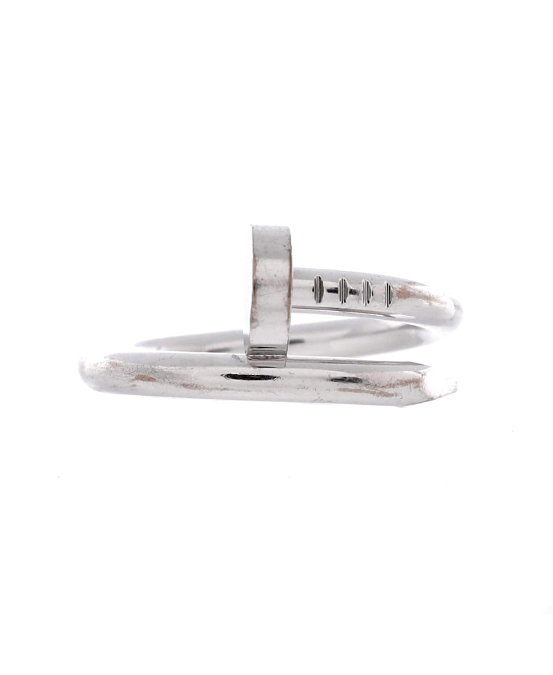 Pre-owned Pre-owned Cartier Cartier Juste Un Clou Ring 18k White Gold