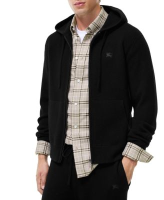  Cashmere Blend Zip Hoodie