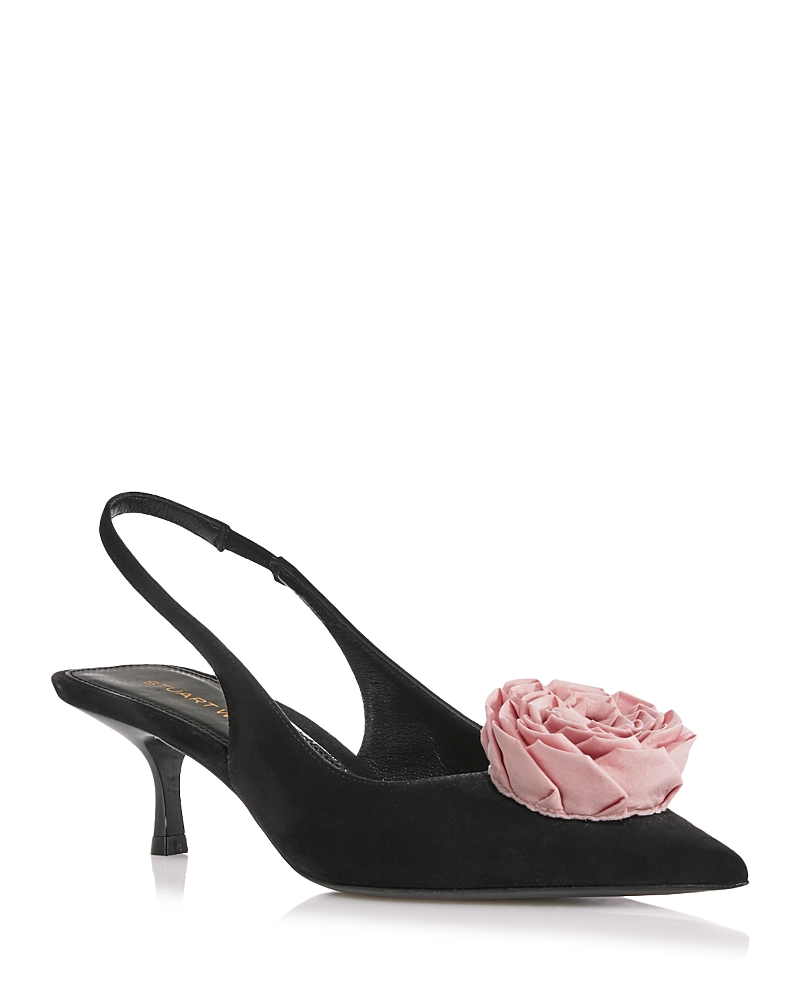 Stuart Weitzman Women's Paloma 50 Embellished Slingback Pumps