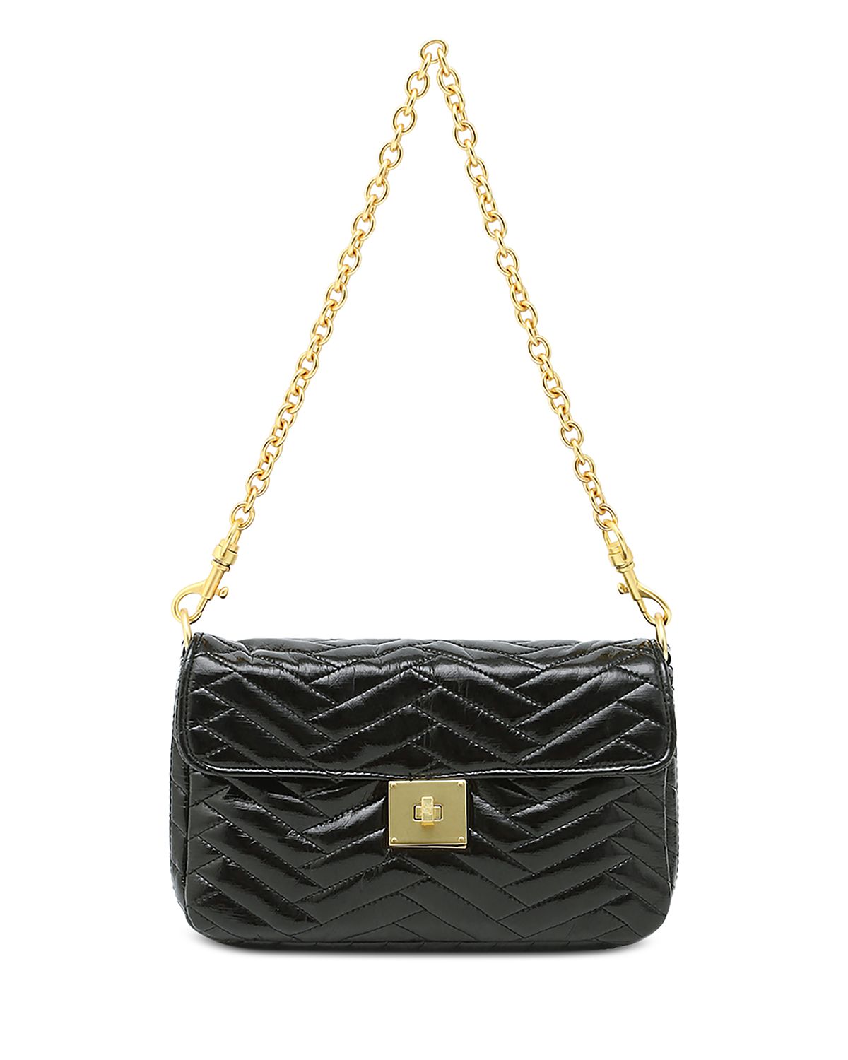 Think Royln Moto Small Quilted Shoulder Bag