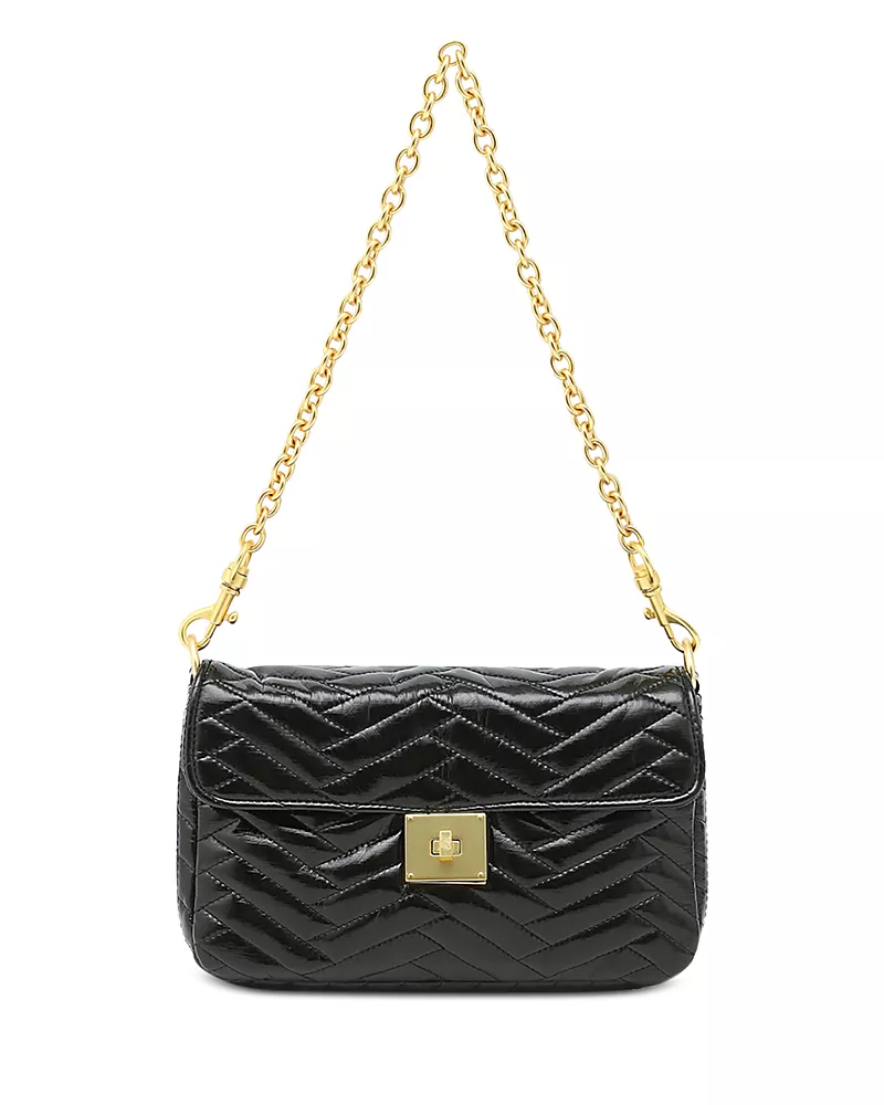 Think Royln Moto Small Quilted Shoulder Bag