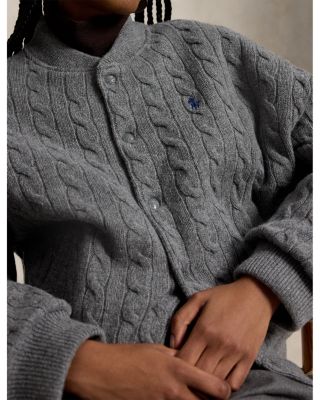 Wool & Cashmere Bomber Jacket - thumbnail 4