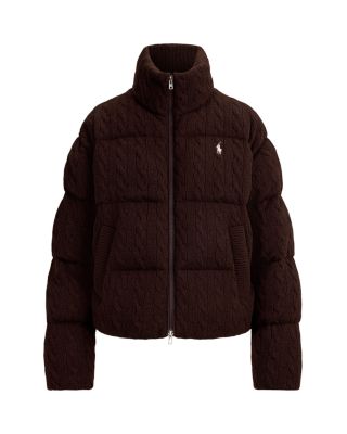 Cable Wool & Cashmere Puffer Jacket - thumbnail 7