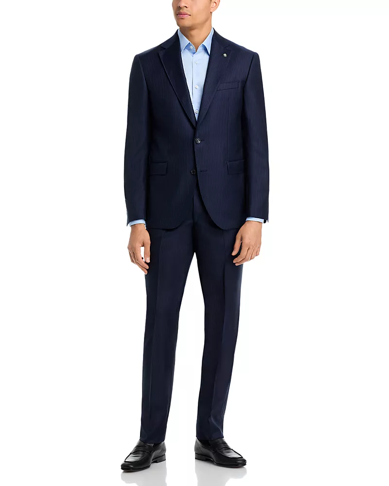 Jack Victor Esprit Regular Fit Tonal Stripe Suit
