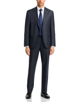 Jack Victor Esprit Regular Fit Melange Tonal Windowpane Suit
