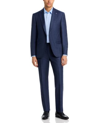 Esprit Regular Fit M&eacute;lange Tonal Windowpane Suit
