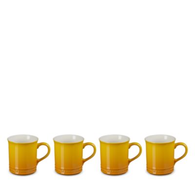 Stoneware Mugs, Set of 4
