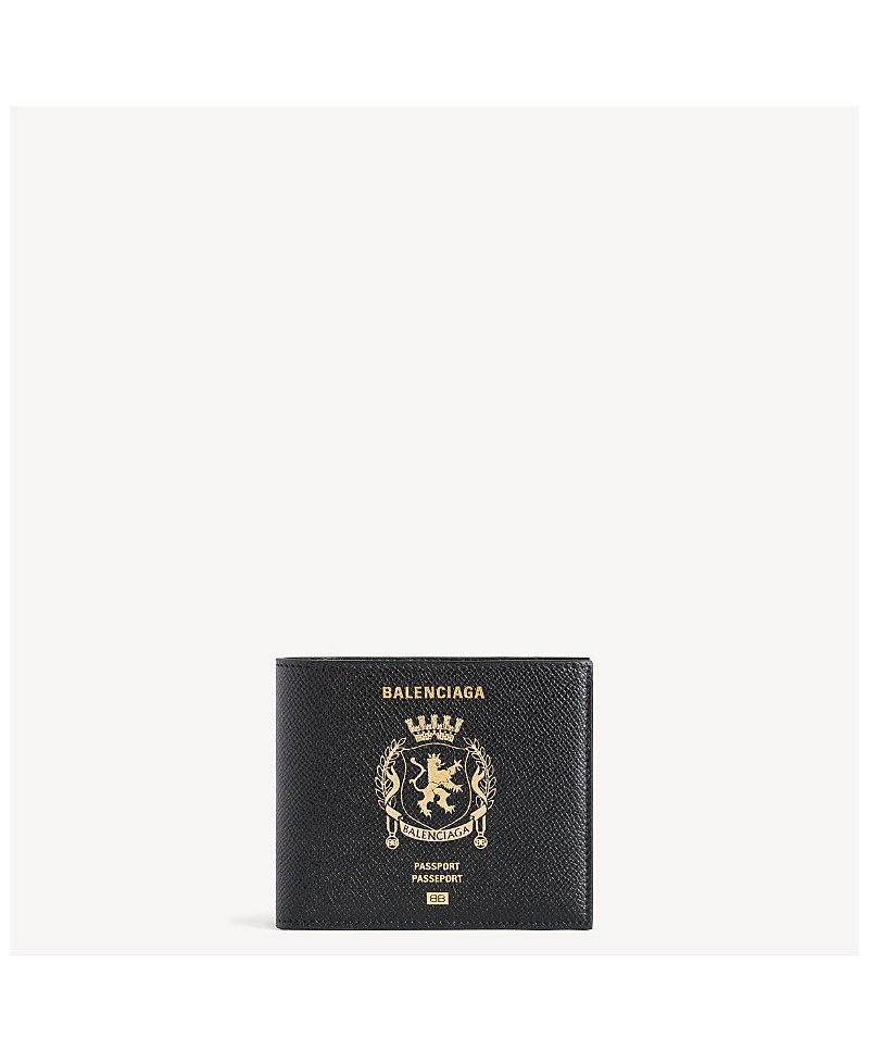 Balenciaga Passport Square Folded Wallet