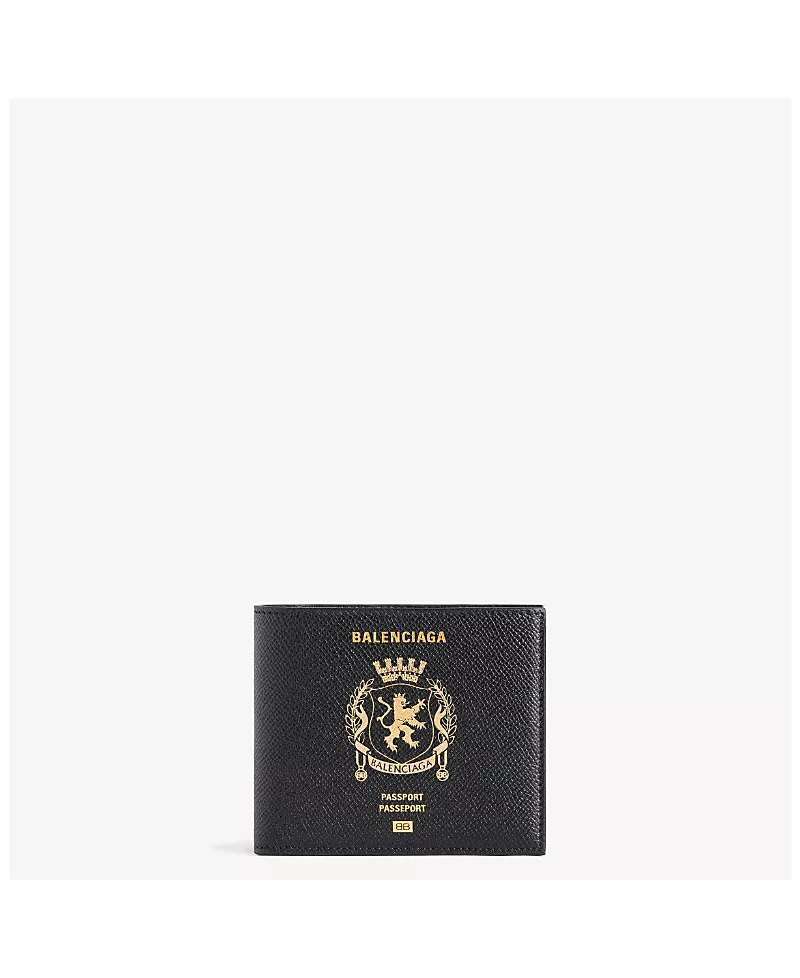 Balenciaga Passport Square Folded Wallet