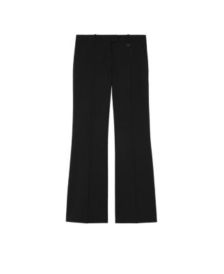  Wool Blend Tailored Trousers