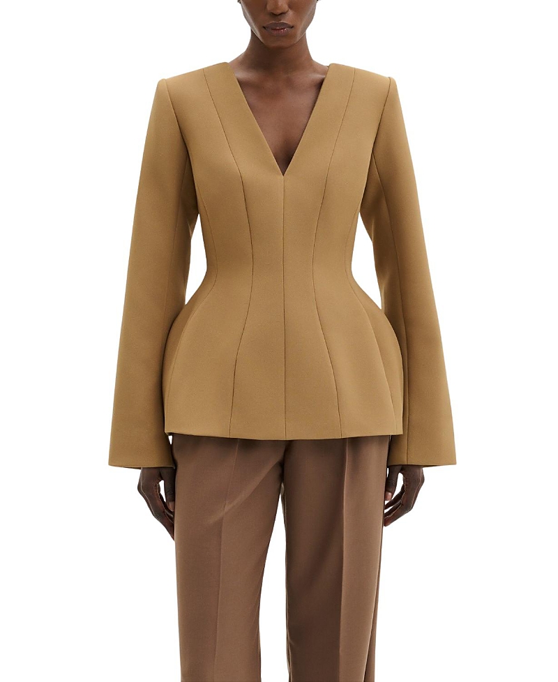 Malina Ninni Cut-Out Shoulder Hourglass Top