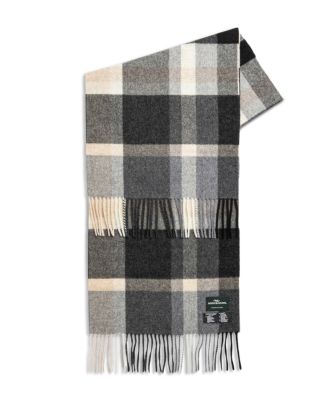 Jed Valley Check Wool Scarf