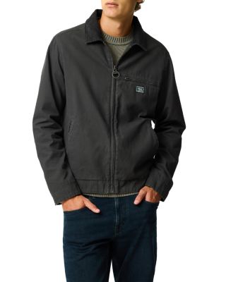 Rutherglen Pewter Cotton Oxford Jacket