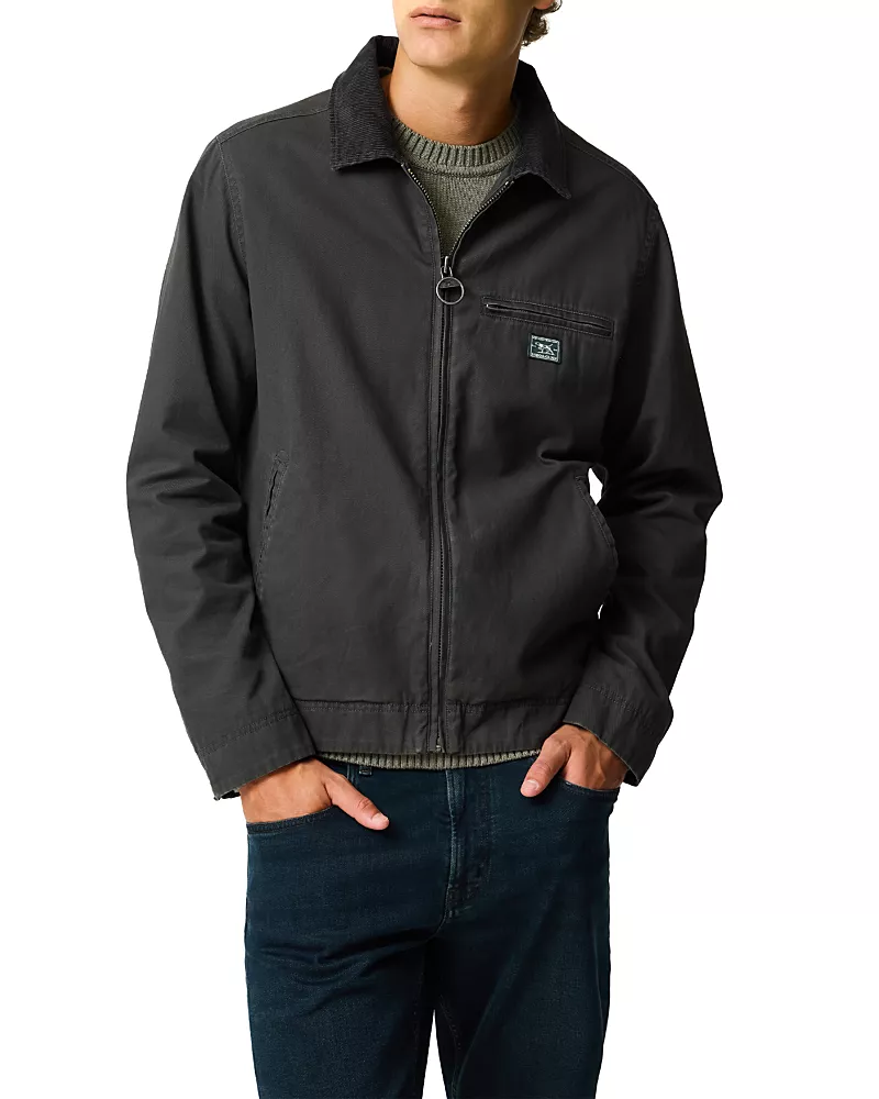 Rodd & Gunn Rutherglen Pewter Cotton Oxford Jacket
