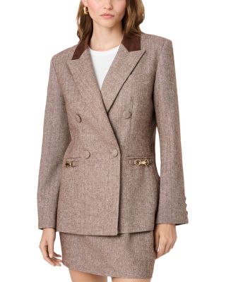 Naya Herringbone Blazer 