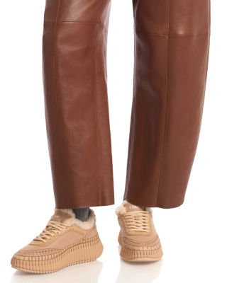 Women's Nama Shearling Platform Sneakers