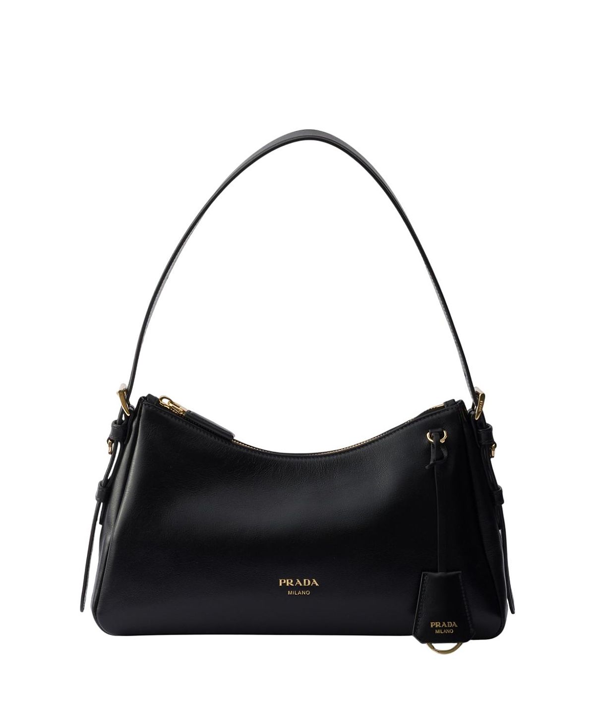 Prada Aimee Medium Leather Shoulder Bag