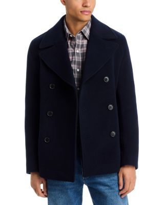 Hyde Slim Fit Wool Blend Peacoat