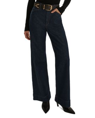 The Mischa High Rise Wide Leg Jeans in Pepper